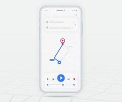 Map GPS navigation app ux ui concept, Mobile map application, Smartphone App search map navigation, Technology map, City navigation maps, City street, gps tracking, Location tracker, Vector