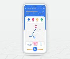 Map GPS navigation app ux ui concept, Mobile map application, Smartphone App search map navigation, Technology map, City navigation maps, City street, gps tracking, Location tracker, Vector