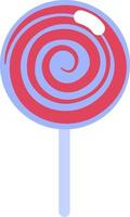 Candy shop lollipop, illustration, vector, on a white background. vector