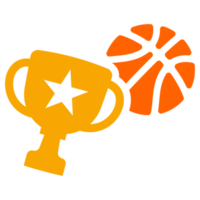 ícone de taça de basquete png