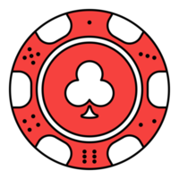 ícone de ficha de pôquer de cassino png