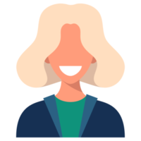 avatar de personaje de persona de mujer png