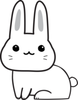 carino cartone animato coniglio ritaglio png