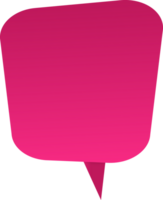 Sprechblasen-Tag-Cropout png