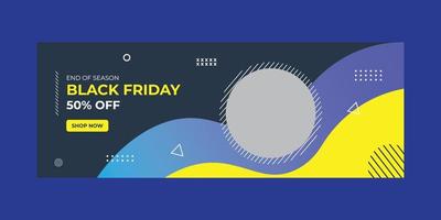 Black Friday Sale Banners Trmplate vector