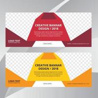 Business concept banner template vector