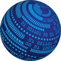 Technology globe cropout png