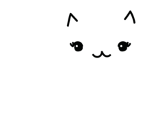 chat mignon de bande dessinée png