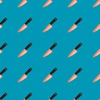 Knifes pattern, illustration, vector on white background