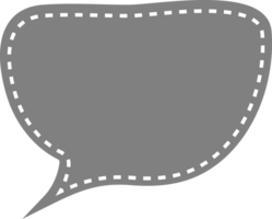 Speech Bubble Tag Cropout png