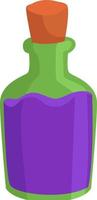 Magic potion, illustration, vector on a white background.