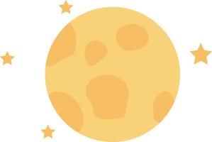 Full moon, illustration, on a white background. vector