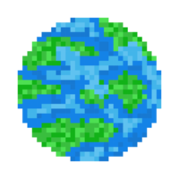 pixel kunst fictief planeet png