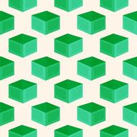 Green box , seamless pattern on a white background. vector