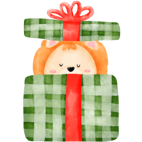 lion in gift box png