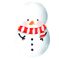lindo muñeco de nieve navidad png