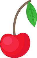 Cherry , illustration, vector on white background