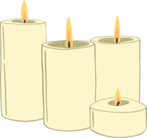 simplicity spa candle freehand drawing png