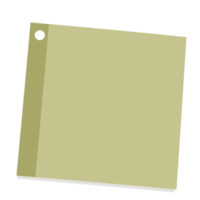 Green Sticky Note png