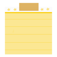 Yellow Sticky Note png