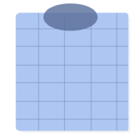 Blue Sticky Note png