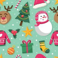 Cute Christmas Pattern Concept vector