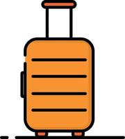 suitcase icon vector