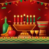 Happy Kwanzaa Background vector