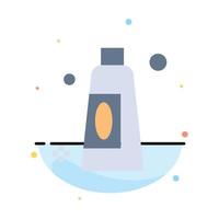 Cream Cleaning Clean Abstract Flat Color Icon Template vector