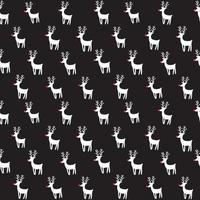 Seamless vector pattern with rein deers.
