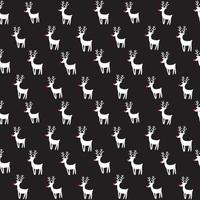 Seamless vector pattern with rein deers.