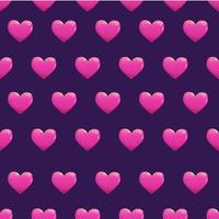 Seamless pattern with hearts. vector
