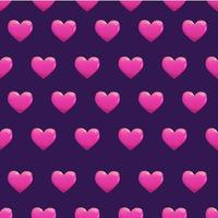 Seamless pattern with hearts. vector