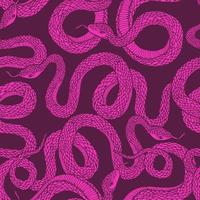 Pattern with snakes. vector