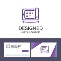 Creative Business Card and Logo template Mobile Display Technology Flexible Vector Illustration