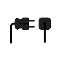 electric plug icon vector in modern style. Eps 10