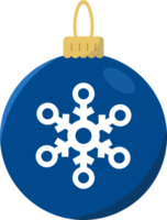 Design von Weihnachtskugelelementen png