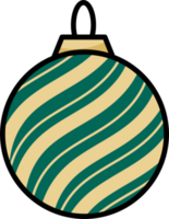 Christmas ball element design png