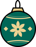 Christmas ball element design png