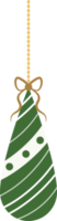 Design von Weihnachtskugelelementen png