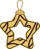 Design von Weihnachtskugelelementen png