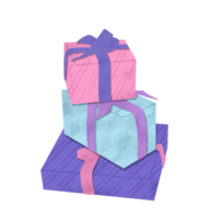 Watercolor Birthday Gift png