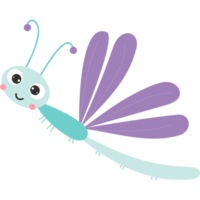 Cute dragonfly. Winged Insect png