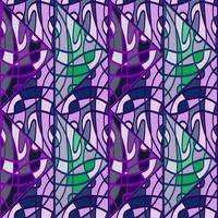 elegant mosaic of lines seamless pattern. Decorative abstract vintage ornament. vector