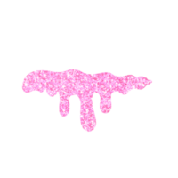 Pink Glitter Dripping png