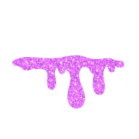 Purple Glitter Dripping png
