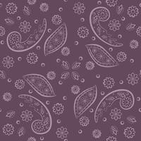 Seamless pattern based on paisley Bandana Print ornament vector