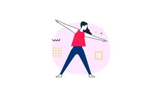 People doing sports activities illustration vector