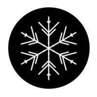 icono de copo de nieve de invierno vectorial. ilustración para web vector