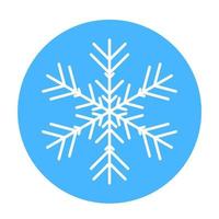 Vector  winter snowflake icon. illustration for web